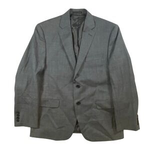 Lauren Ralph Lauren Mens Grey Wool Blend Blazer Jacket Size 40R